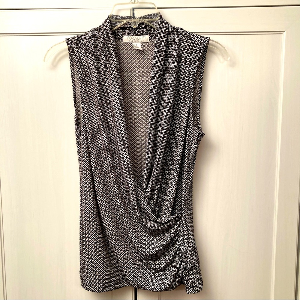 Sleeveless Wrap Top